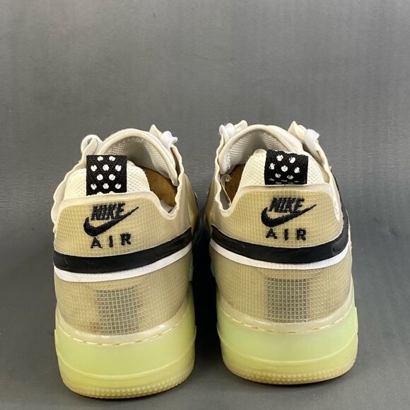 Nike Air Force 1 React 'Sail Barely Volt sneaker shoes mens size  9.5 - Picture 4 of 8